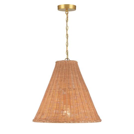 Hello Honey® Rattan Taper Pendant Light